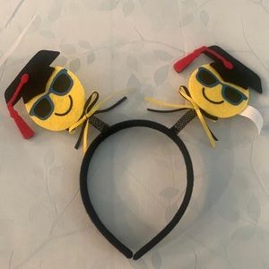 Headband Graduation Smiley Faces
